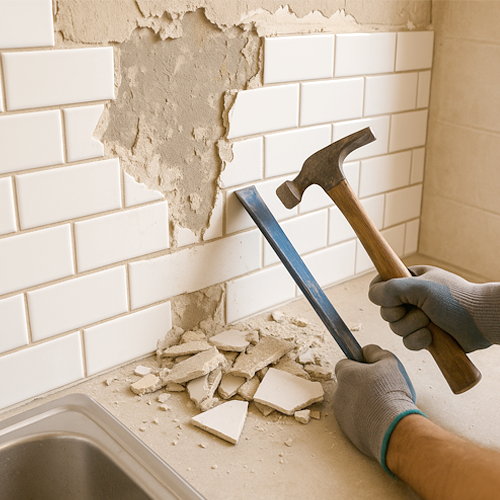 Backsplash <br> Demolition​
